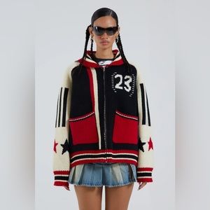 Jaded London zip through 23 sweater